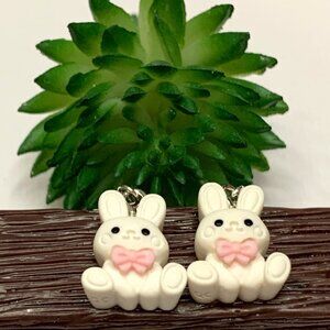 Bunny Earring, Easter Earring, Easter Basket Earring, Bunny Rabbit Earring